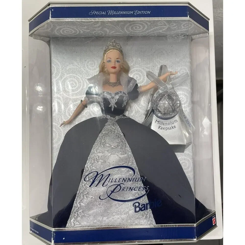 Vintage 2000 Mattel Millennium Princess Barbie Doll NIB Keepsake Hallmark